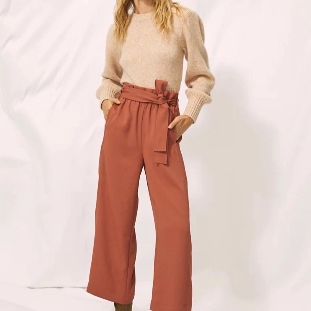 Wilfred Aritzia paperbag Wide Leg Pants